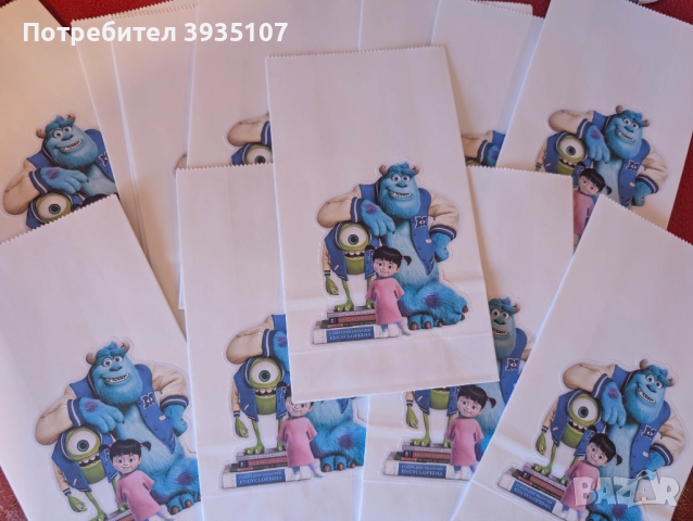 Хартиени пликчета за лакомства и подаръци, снимка 3 - Други - 52268028