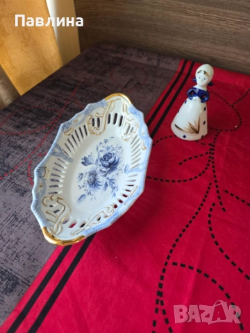 Порцеланова фруктиера , снимка 2 - Чинии - 51772930