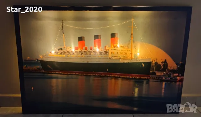 Светеща картина с LED осветление - Titanic, снимка 2 - Картини - 48729747