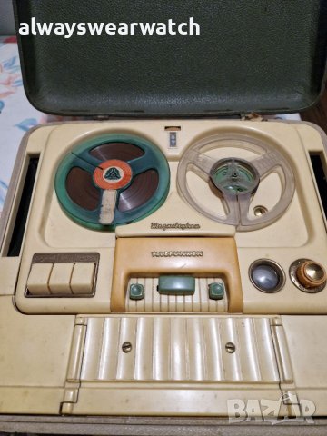 Стар - винтидж магнетофон Telefunken / Телефункен, снимка 4 - Други - 38766560