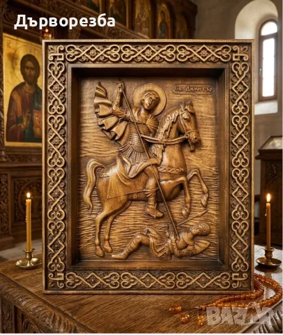 Икони дърворезба, снимка 5 - Икони - 56125494
