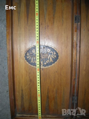 Голяма антикварна табла за игра, снимка 3 - Шах и табла - 32202607