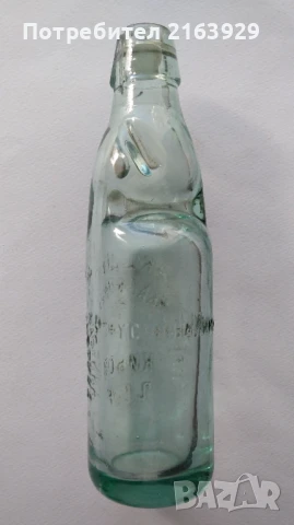 Рядка стара бутилка от лимонада с топче / шише с топче от царско време, снимка 11 - Колекции - 50604186