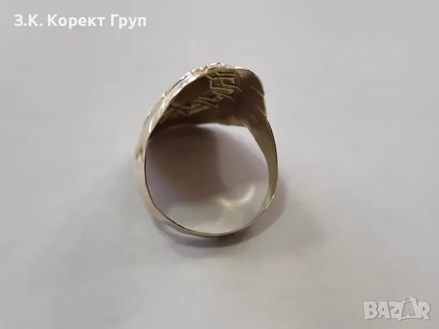 Дамски златен пръстен 14К 585 / 2,87 гр., снимка 6 - Пръстени - 55853428