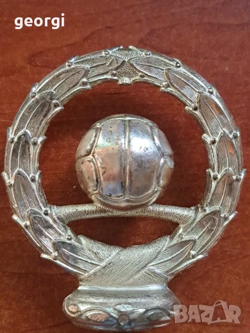  футболна купа с мраморен пиедестал 26/3, снимка 4 - Фен артикули - 50745897