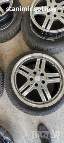 Алуминиеви джанти 17цола за мерцедес  без кривини и заварки перфектни 