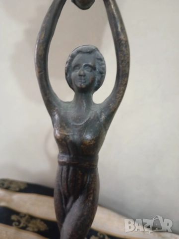 Стара газова ( газена ) лампа, снимка 3 - Антикварни и старинни предмети - 52374594