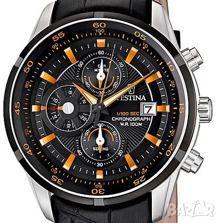 Festina 6821 Мъжки часовник с японски кварцов механизъм Miyota с нова батерия и нова каишка в кутия