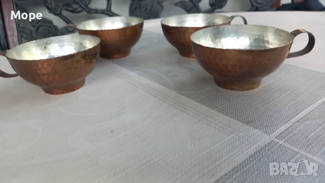 Медни чаши с дръжка, снимка 4 - Антикварни и старинни предмети - 47394874