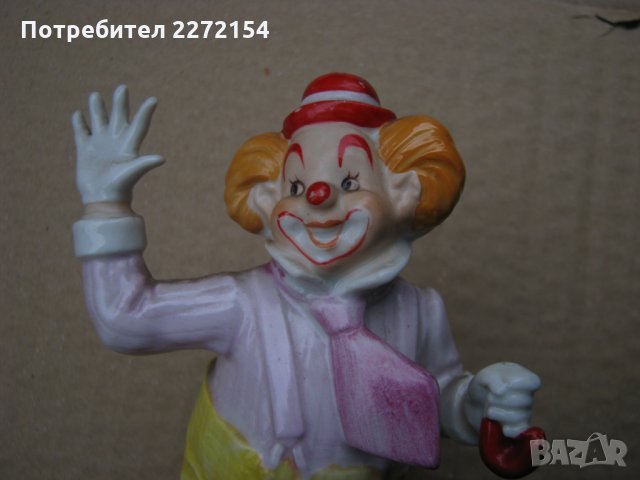 Порцеланова статуетка фигурка клоун-2