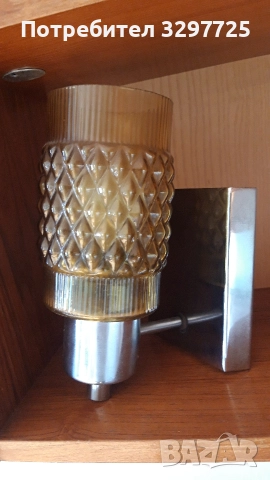 ✅Ретро стенни лампи абажури полилей от метал и дърво!, снимка 14 - Лампи за таван - 52537532