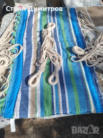 Прекрасен здрав хамак изработка памук ,удобен, допълнително захващане , снимка 15 - Антикварни и старинни предмети - 51614214