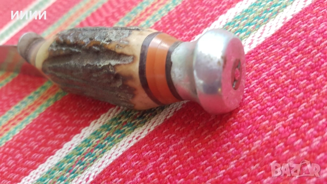 Стражарски нож с трион, снимка 5 - Антикварни и старинни предмети - 52156756