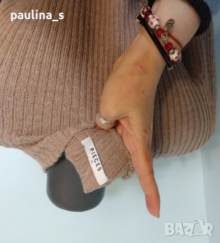 Два различни броя / Пухкав дизайнерски пуловер "samsoe & samsoe", снимка 17 - Блузи с дълъг ръкав и пуловери - 40154204