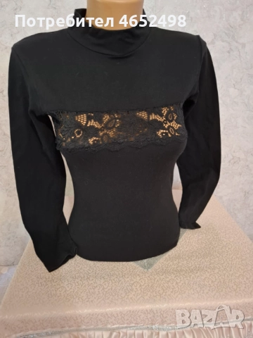 Черно памучно Боди 