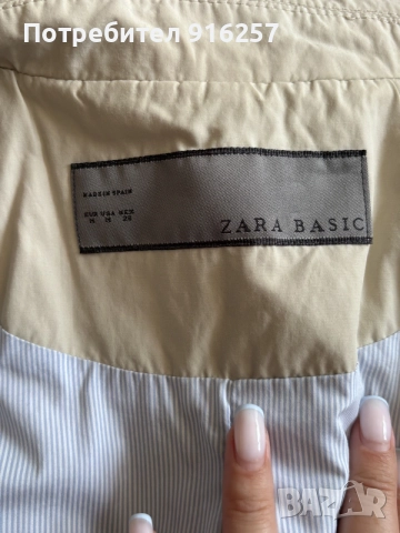 Тренч на Zara  размер М 
, снимка 2 - Палта, манта - 55891104
