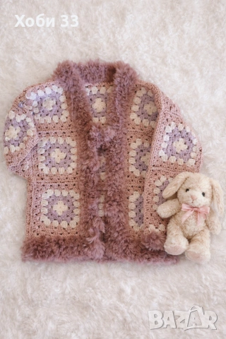 Детска жилетка.Ръчно изработена , снимка 2 - Детски якета и елеци - 54105051