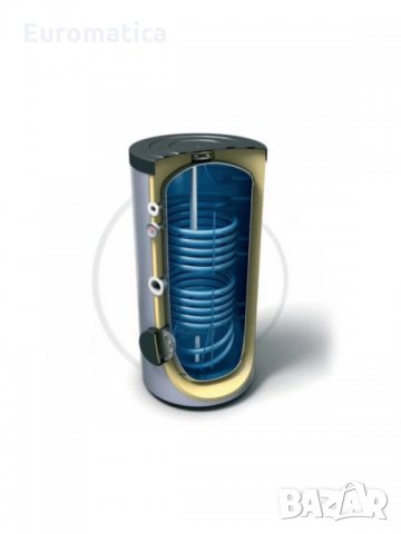 Вертикален бойлер 300Л с 2 серпентини