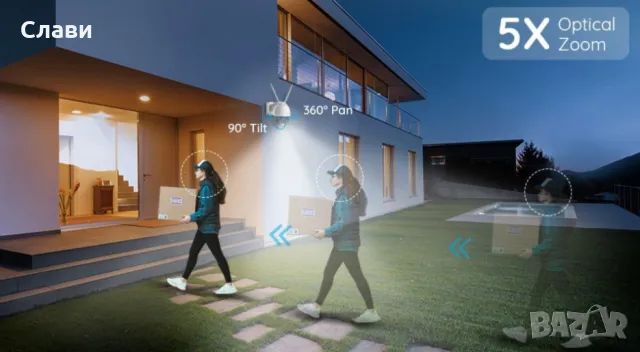 Reolink RLC-523WA Speed Dome IP WiFi PTZ камера за наблюдение, 5 MP, IR 60 m, цветно през нощта 60 m, снимка 13 - Камери - 49879282