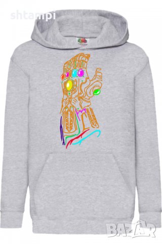 Детски Суитчър/Суитшърт Thanos Hand,Игра,Подарък,Изненада,Забавление,Рожден Ден, снимка 2 - Детски анцузи и суичери - 38326135