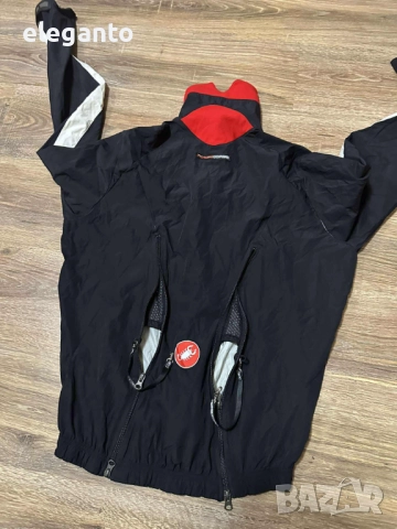 Оригинално мъжко яке Castelli  Rosso Corsa GORE-Windstopper  INFINIUM™ Jacket , XXL/XL , снимка 10 - Якета - 52404466