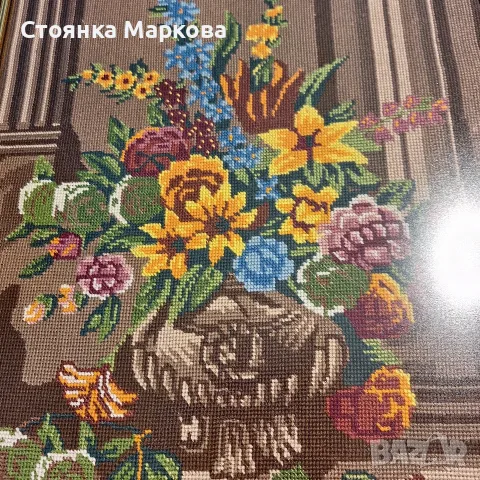 Нов гръцки гоблен-рамкиран в България, снимка 4 - Гоблени - 55771689