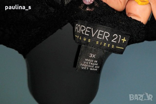 Малка Черна Рокля "Forever 21+"sizes / голям размер / промо цена, снимка 10 - Рокли - 29078660