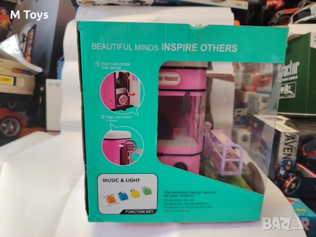 Happy Food Truck – Мобилен камион за сладолед и лакомства, снимка 4 - Коли, камиони, мотори, писти - 50939648