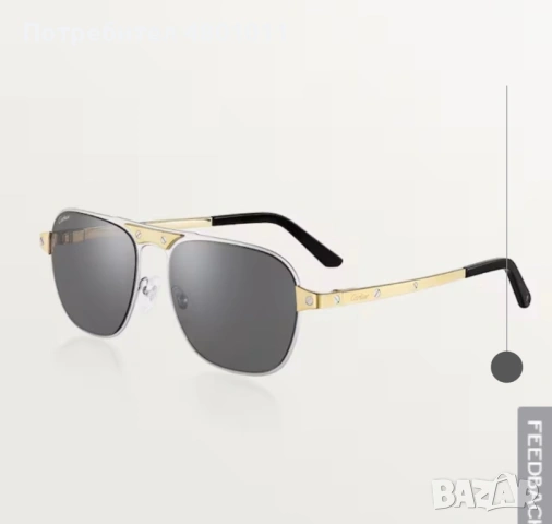 Cartier Santos слънчеви очила, снимка 3 - Слънчеви и диоптрични очила - 54239944