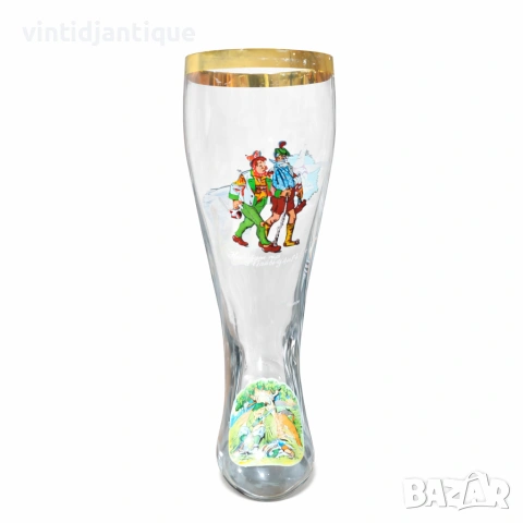 Декоративна немска бирена чаша във формата на ботуш (Bierstiefel), снимка 2 - Чаши - 53905215