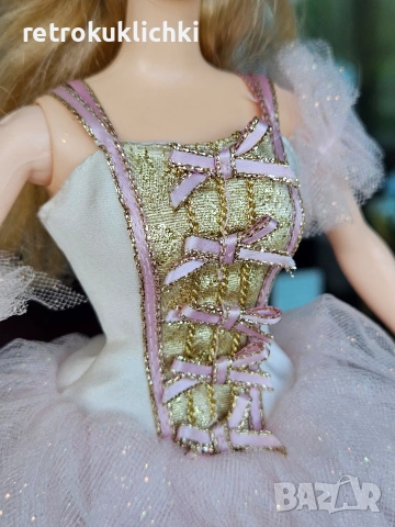 Ретро кукла Барби, Barbie Sugar Plum Fairy, The Nutcracker, снимка 5 - Кукли - 54344363