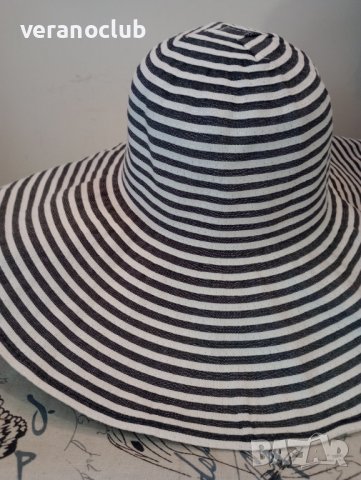 Широкопола дамска лятна капела Д19, снимка 2 - Шапки - 40498509