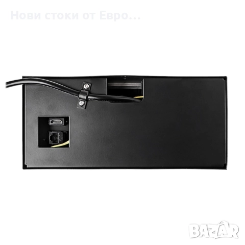 Двоен контакт с алуминиев капак, вграден, Spacetronik, SPS-B26B_V2, USB порт, HDMI, RJ-45, черен, снимка 6 - Къмпинг осветление - 52475055