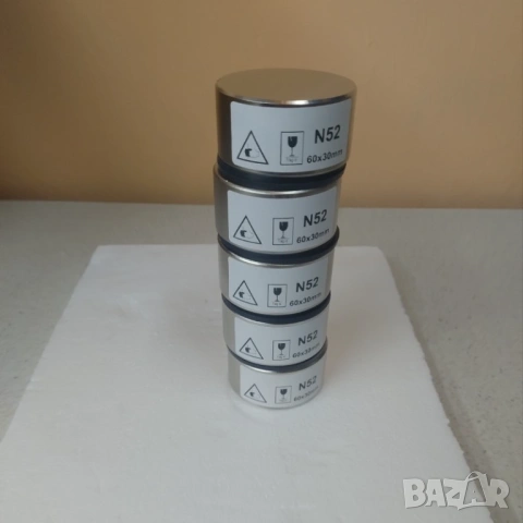 N52 40×20мм, 50×30мм, 60×30мм, 70×40мм | Неодимови магнити, снимка 8 - Други инструменти - 54005902