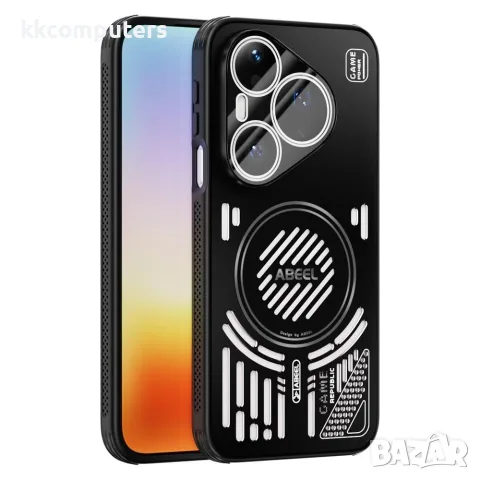 Калъф за Huawei Pura 90s Pro / Pura 90 Pro ABEEL Магнитен Алуминий + PC + TPU с Отвори за Охлаждане,