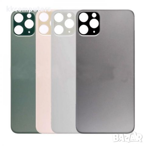 Капак батерия / Задно стъкло (BIG HOLE) за iPhone 11 Pro 5.8 / Бял Баркод : 482785, снимка 1