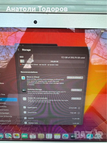 MacBook Air - A1466, снимка 10 - Лаптопи за дома - 54132369