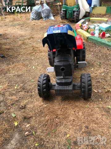 продавам детска играчка трактор със ремърке , снимка 8 - Коли, камиони, мотори, писти - 40724286