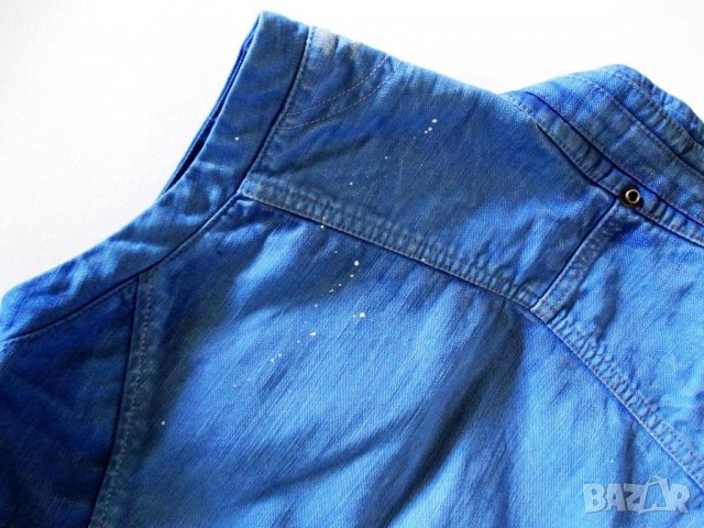 НАМАЛЕНО G-star GSR 5620 Dnm Jacket ITALY Дамско Дънково Яке без Ръкави, снимка 16 - Якета - 29619221