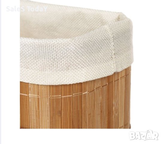 Бамбукова кошница за съхранение, 24x14x12cm, снимка 3 - Декорация за дома - 44461947