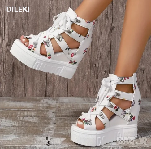 Сандали на платформа , снимка 5 - Сандали - 50664729