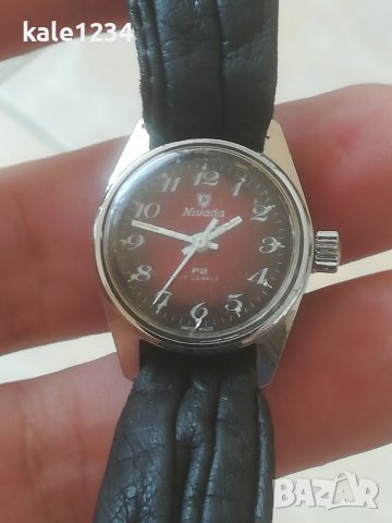 Дамски часовник Nivada F2. Швейцарски часовник. Механичен механизъм. Swiss made. Vintage watch. , снимка 8 - Дамски - 37494963