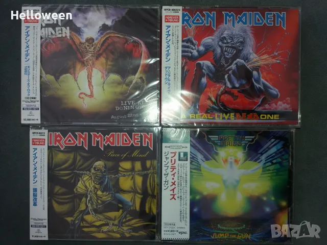 Metallica,Iron Maiden,Accept,Death,Helloween-оригинални,японски, снимка 6 - CD дискове - 48799713