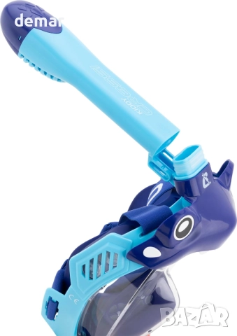 Детска маска за цялото лице CRESSI Kiddy - безопасна за CO2 - специално разработена за деца, снимка 7 - Водни спортове - 52734705