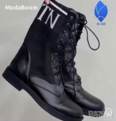 💥🖤Черни дамски боти VLTN🖤💥