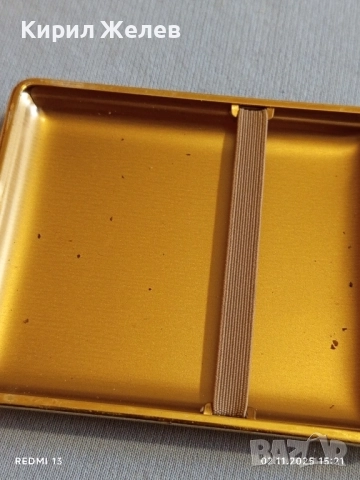 Винтидж табакера метална за КОЛЕКЦИЯ ДЕКОРАЦИЯ 49037, снимка 4 - Други ценни предмети - 52264215