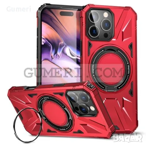 Противоударен Кейс с Ринг за Apple iPhone 16 Pro Max, снимка 3 - Калъфи, кейсове - 48831979