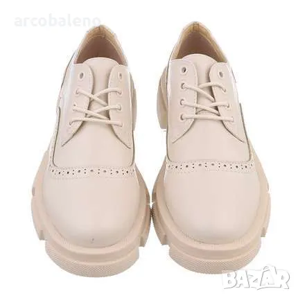 Дамски обувки с връзки, 3цвята , снимка 5 - Дамски ежедневни обувки - 49539225