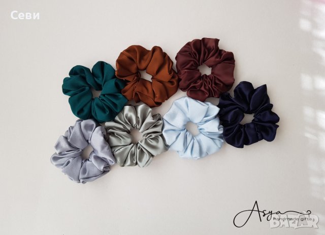 Скрънчита за коса , снимка 2 - Аксесоари за коса - 31216586