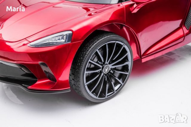 Акумулаторен КОЛА Licensed Mclaren GT 12V с меки гуми с Кожена седалка MP3, снимка 5 - Детски велосипеди, триколки и коли - 37014488
